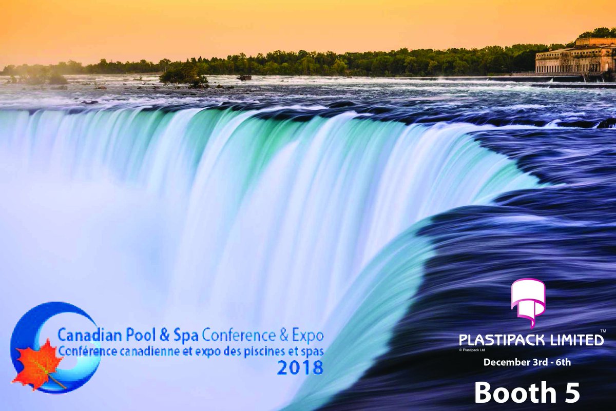 Plastipack_Ltd's tweet photo. We're off to Niagara Falls! Team Plastipack will be exhibiting next week at the Canadian Pool & Spa Expo @cdnpoolspaexpo We'll see you at Booth 5 #plastipack #geobubble #canada #NiagaraFalls #swimming #poolcovers #bubblecovers https://t.co/8be0w6KeFP