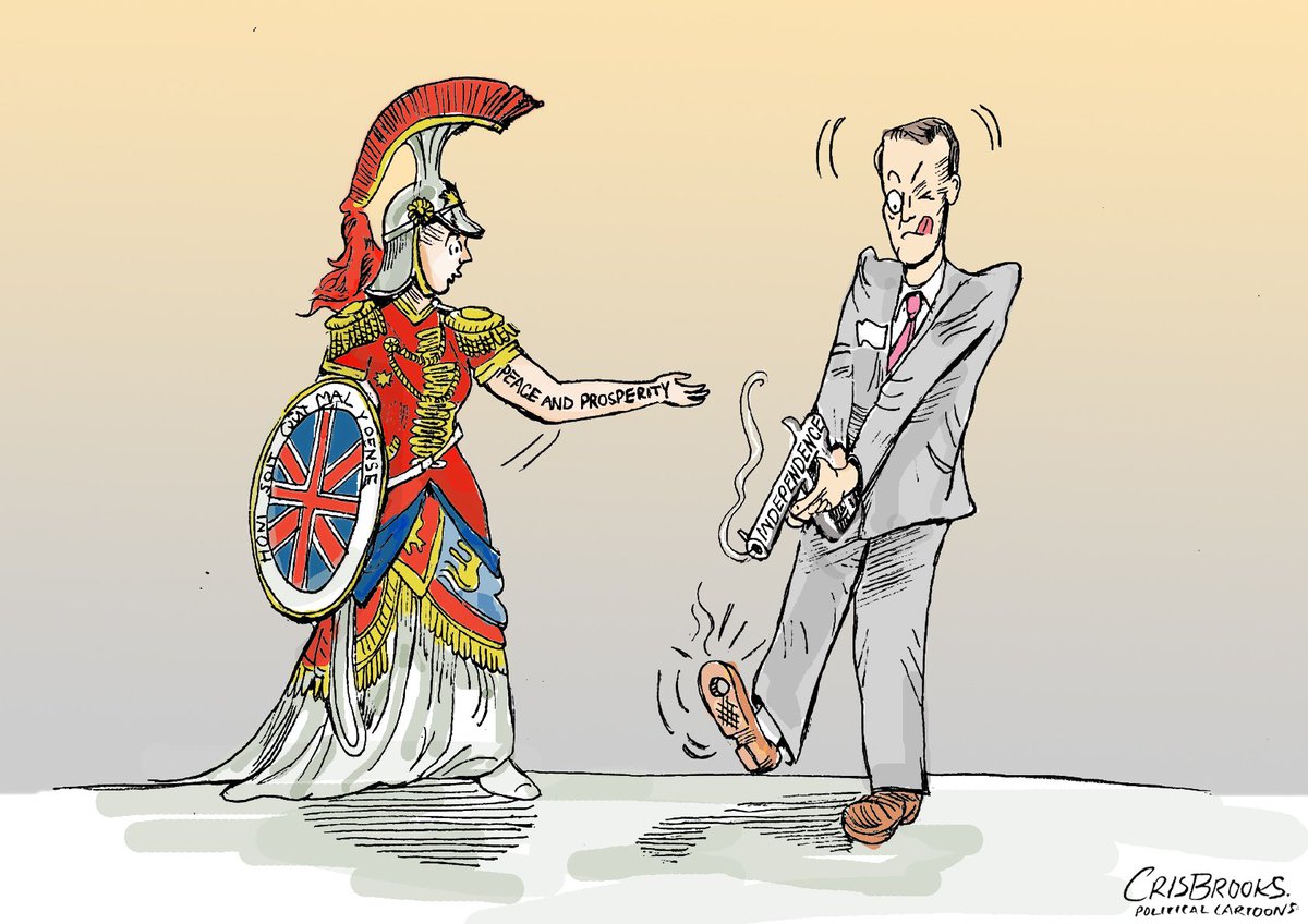 crisbrookscomic's tweet photo. Brexit could break up the UK, as Scottland's #NicolaSturgeon warns it could leave amid #Brexitdeal.  #Scotland   https://t.co/z4ScE5oHY3 https://t.co/eXvOm0HUKN