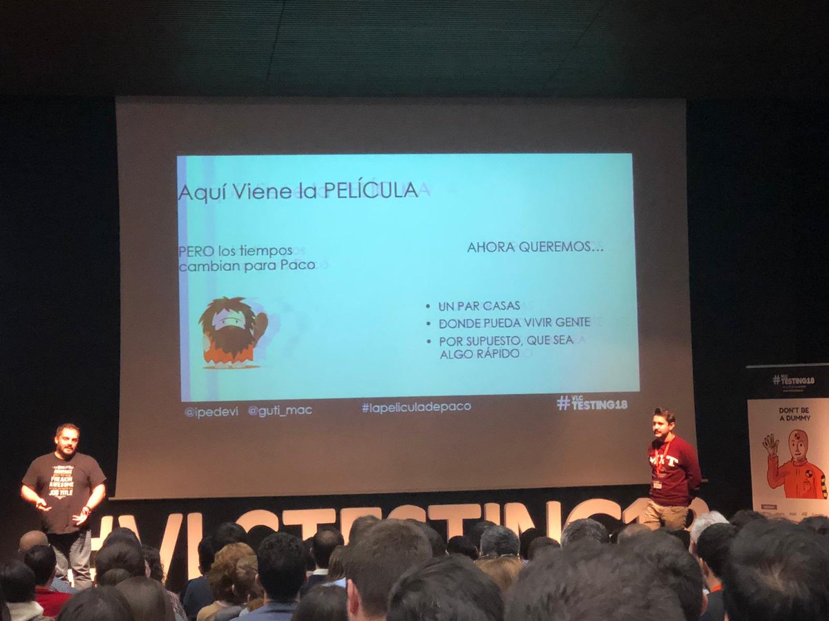 Onestic's tweet photo. #lapeliculadepaco by @ipedevi & Alberto Gutierrez at @vlctesting
#onestic #onesticteam #testingsoftware #onesticevents #ecommerce #shoponline #vlctesting #vlctesting2018 #sponsor #excentiaVLCtesting https://t.co/baRFzumuO8