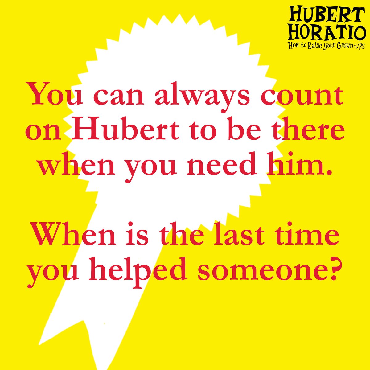 HarperCollinsCh's tweet photo. It's time for another #HubertHoratio giveaway! If you'd like to win a copy of @UKLaureate Lauren Child's hilarious new book, Hubert Horatio: How To Raise Your Grown-Ups, RT & comment with the last time you helped someone. For full T&Cs, visit: https://t.co/xrv2XjIPSj #giveaway https://t.co/4KB0TnBqqV