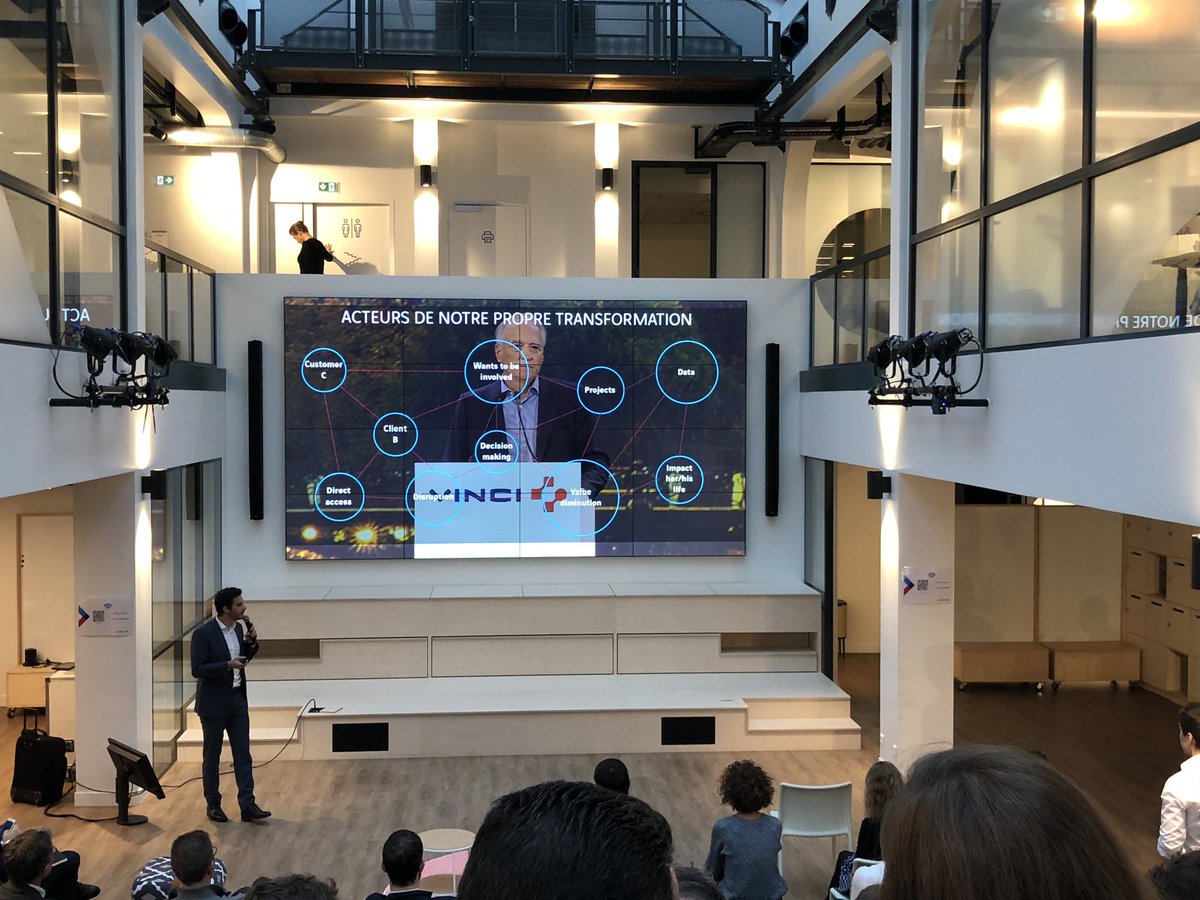 CelineRouchaud's tweet photo. @AxiansFrance est aujourd'hui au #VinciTech 2: Blockchain de @WeAreLeonard avec une présentation de @OpsChain !! Idéation et développement en groupe de travail collaboratif pour les employés de @Vinci #startup #innovation #blockchain https://t.co/cMM9kNAHhy