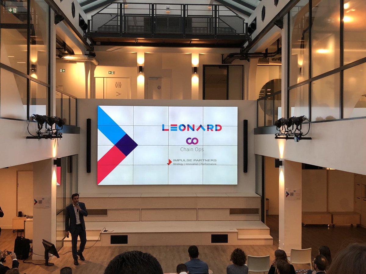 CelineRouchaud's tweet photo. @AxiansFrance est aujourd'hui au #VinciTech 2: Blockchain de @WeAreLeonard avec une présentation de @OpsChain !! Idéation et développement en groupe de travail collaboratif pour les employés de @Vinci #startup #innovation #blockchain https://t.co/cMM9kNAHhy