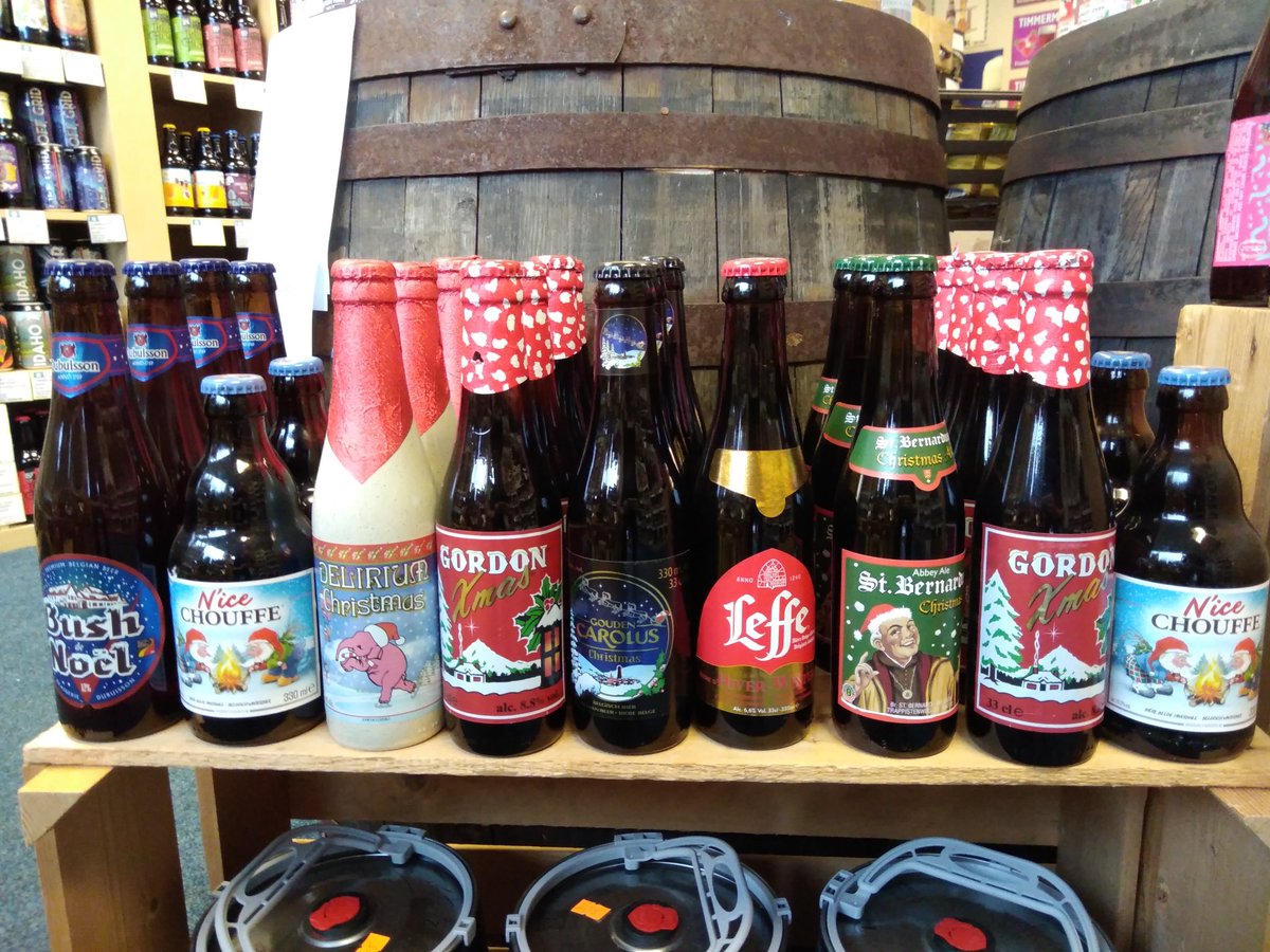 Looking like a Belgium Christmas plenty of strong winter beers