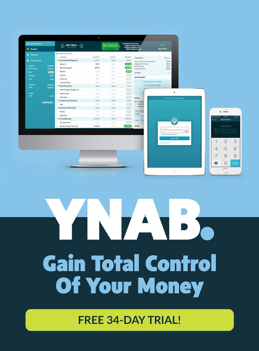 coaching_eric's tweet image. The holidays are often a time when finances get tight and there's lots of decisions to make about how you use your money. YNAB is a budgeting tool that can help you keep track of how much you are spending.  buff.ly/2DvX7Pm