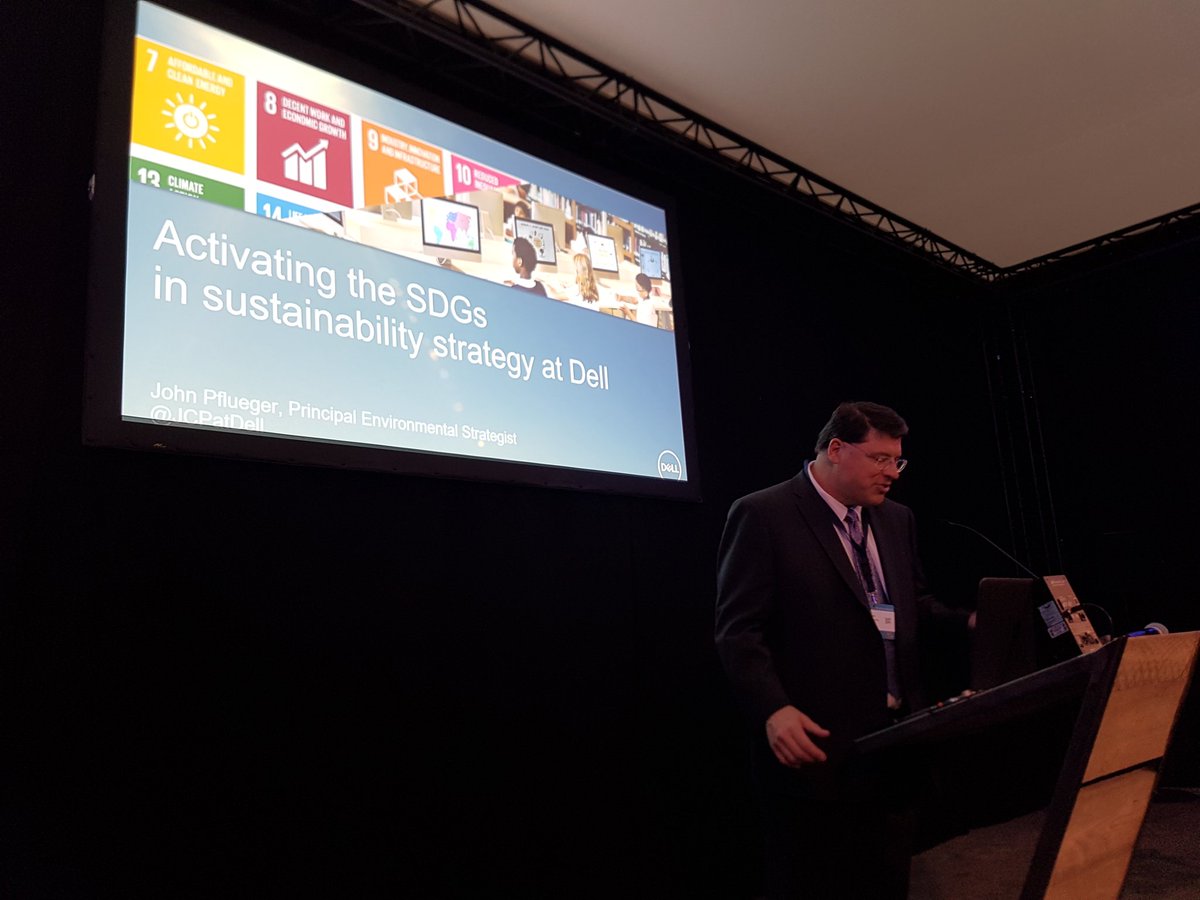 GeSIConnect's tweet photo. How do customers using technology to tackle social and environmental challenges? @JCPAtDell shares the Dell experience https://t.co/iKM8DEMqQX