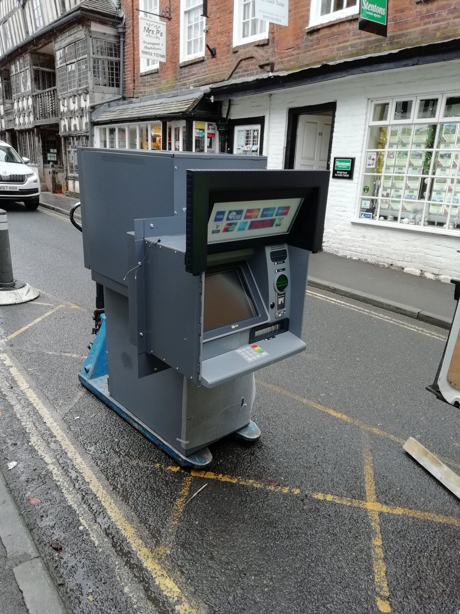 ATM much Wenlock....It's going in !!!!