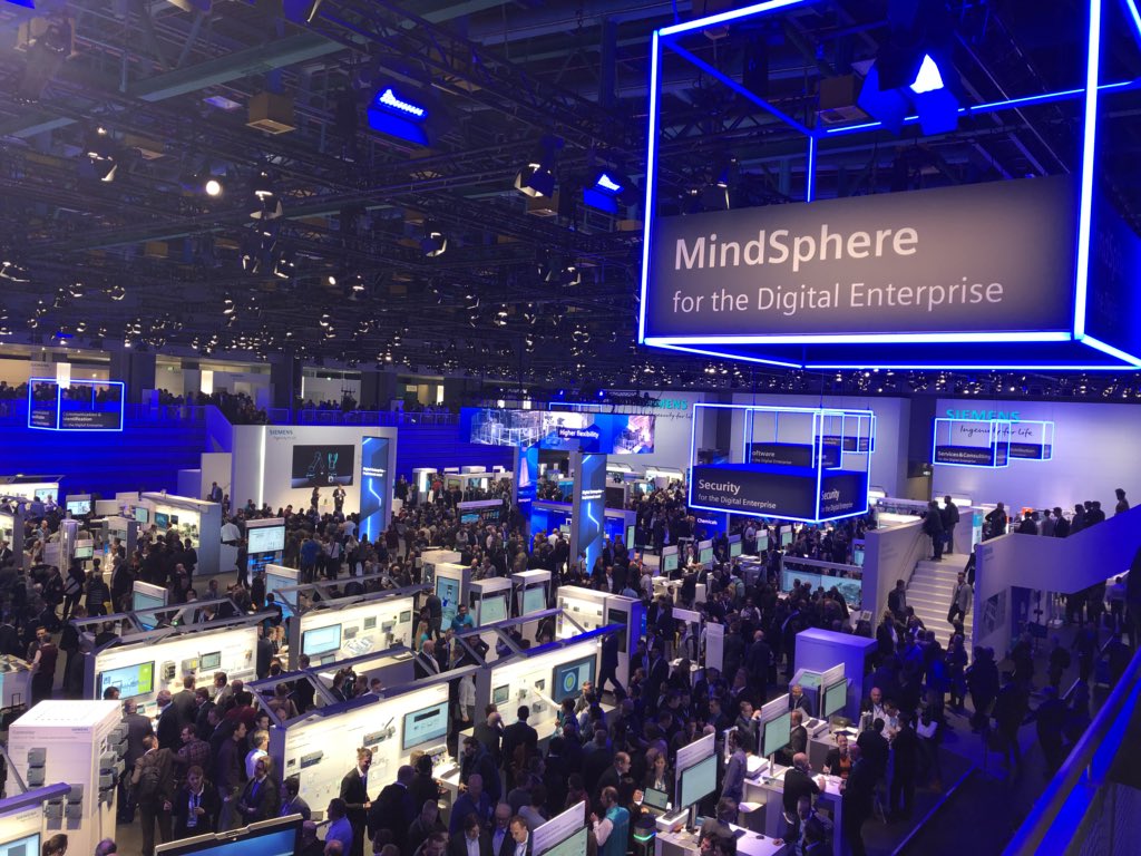 Gerhard_Altmann's tweet photo. #MindSphere and #SAS at @spsipcdrives at the @siemensindustry booth which is the entire hall!  I‘m proud to present the value #Mindsphere and #Analytics on Edge with  @SASsoftware . https://t.co/ybP6SK2odc