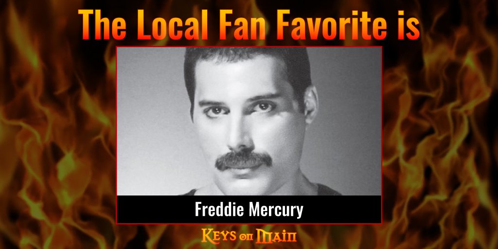 KeysTacoma's tweet photo. The winner for 70s Vocalist is Freddie Mercury! Thank you all for your comments. https://t.co/X4VvBCvYjV