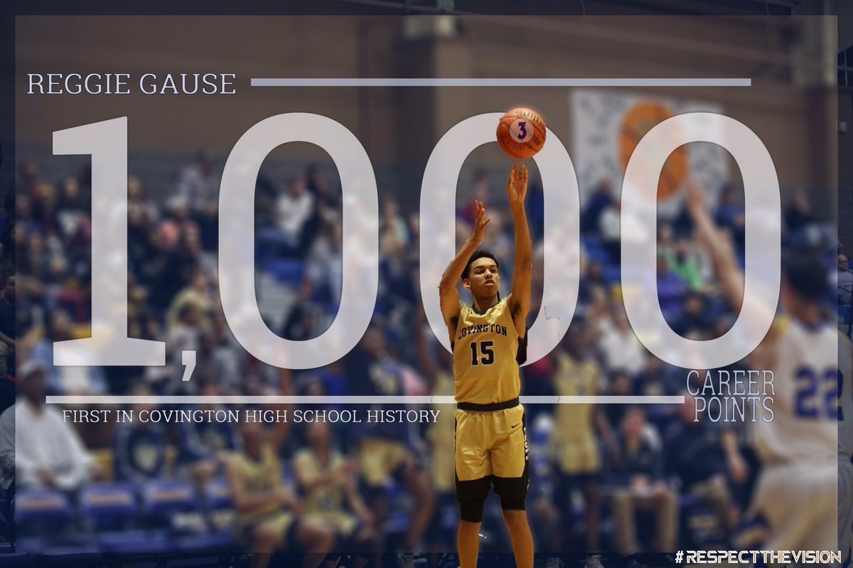 WeAreTheTre's tweet photo. Last night was a special moment for one of our own. @reggie_gause of Covington High School, scored 1,000 career points. Very few reach this accolade, and even fewer do it in their junior year! Join me in congratulating the Long Ball Launcher!
#RespectTheVision https://t.co/yODdqffsLe