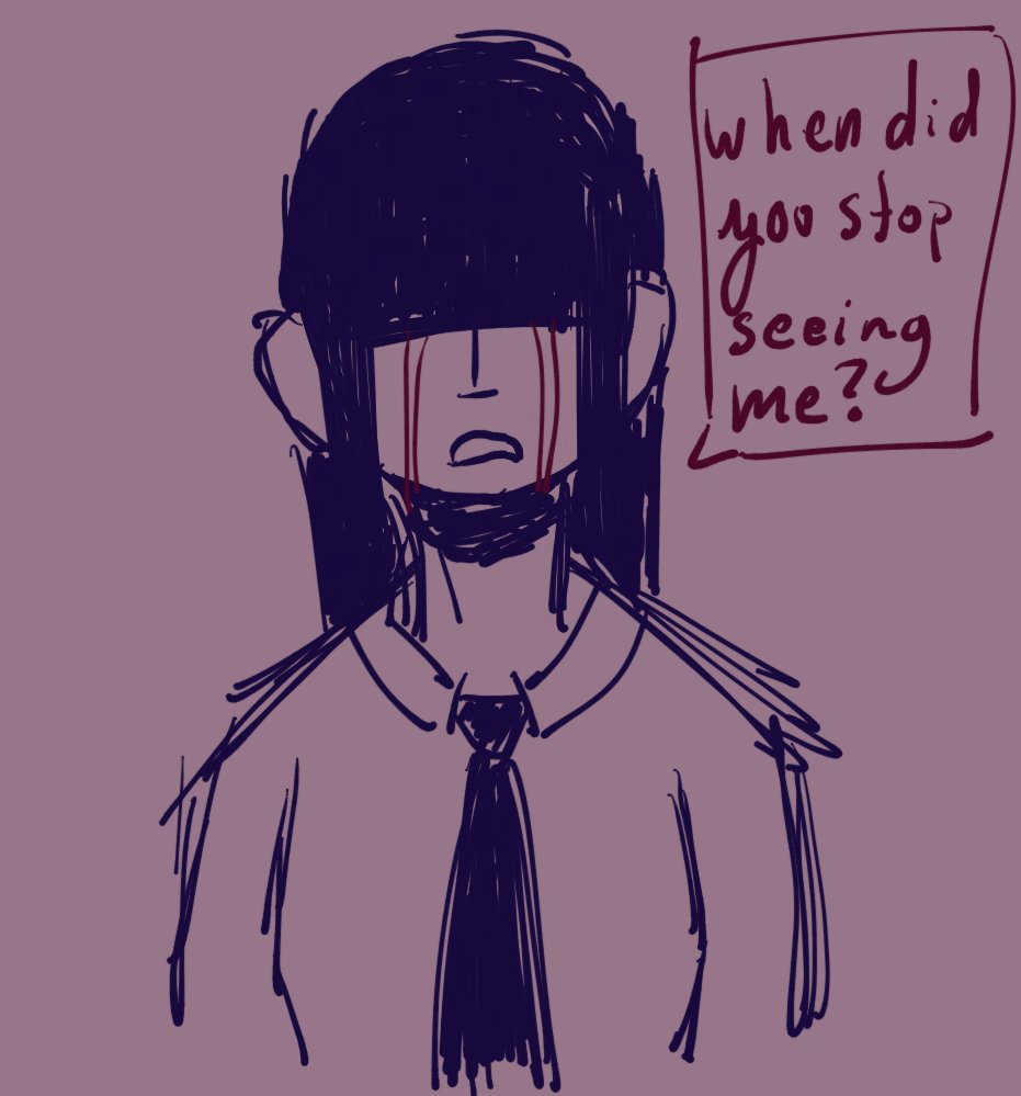 BeltLapsi's tweet photo. "I never saw you to begin with."
Found super old art while cleaning https://t.co/4anWZu9prU
