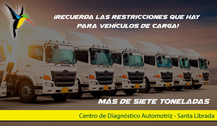 SantaCda's tweet image. Restricción para vehículos de carga superior a 7 toneladas #Movilidad #Bogotá #Transito #CdaSantaLibrada
