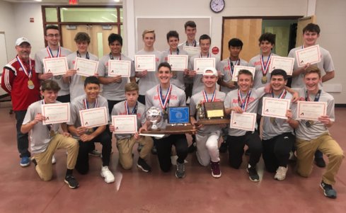 At last night's Board meeting, our WPIAL Champion and PIAA Runners-Up Boys Soccer Team was recognized and honored!  They finished their season with an amazing record of 23-1-1!  Way to go boys!