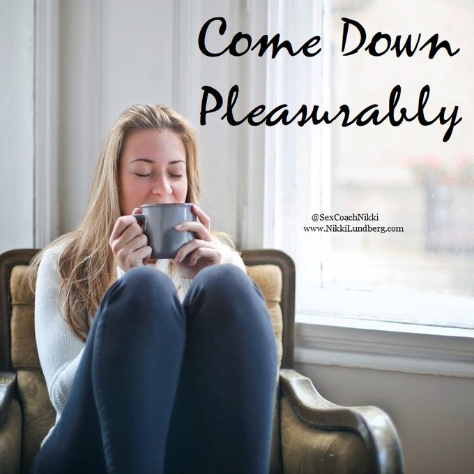 My first article in a loooooong time!  All about how to come down from emotional highs pleasurably. <a href="/tag/lifecoach"class="tags"><span>#lifecoach</span></a><a href="/tag/practice"class="tags"><span>#practice</span></a><a href="/tag/pleasure"class="tags"><span>#pleasure</span></a><a href="/tag/mindful"class="tags"><span>#mindful</span></a><a href="/tag/sexc"class="tags"><span>#sexc</span></a>