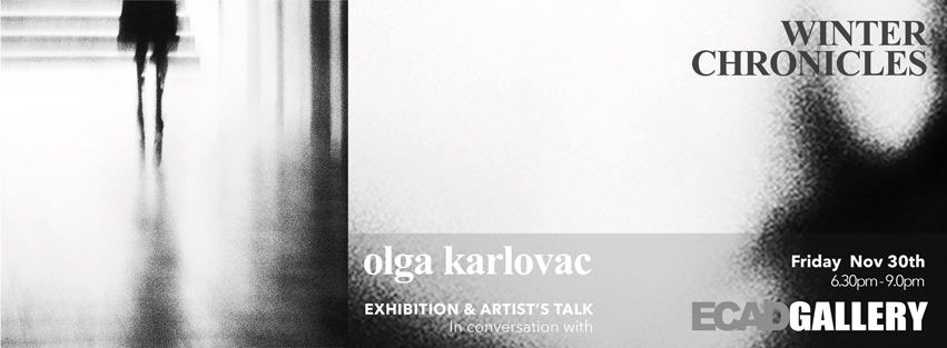 One for the diary: Olga holds an #artiststalk in conversation with #ECAD #Gallery &amp; editor of <a href="/StateF22/">STATEf22</a> Michael Barnett, 30TH NOV 6.30-9pm. Her #photobook Before Winter &amp; its accompanying #limitededition #print will be on sale. ecadgallery.photography/events/