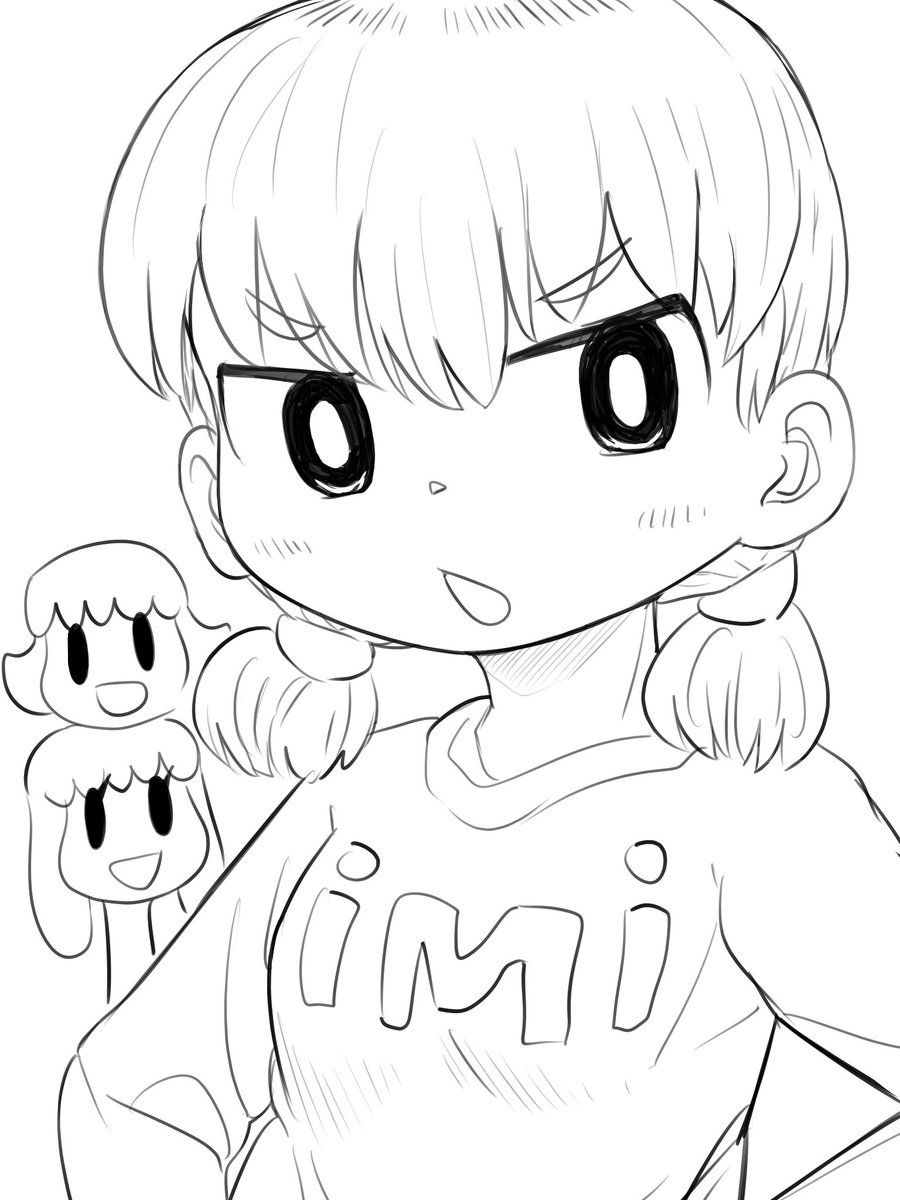 睡眠に失敗したので絵を描きました〜〜 