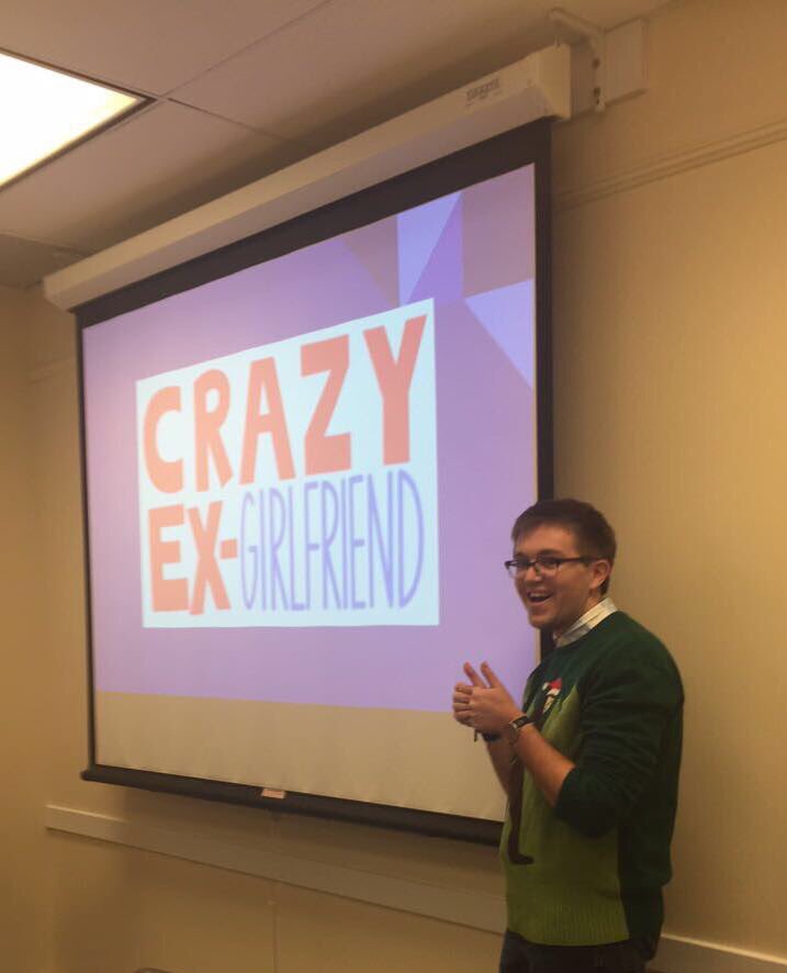cowbellcable's tweet photo. Hey @Racheldoesstuff I had to give a presentation in class on a piece of art that's inspired me so I presented on #CrazyExGirlfriend https://t.co/7NWXDjnHXH