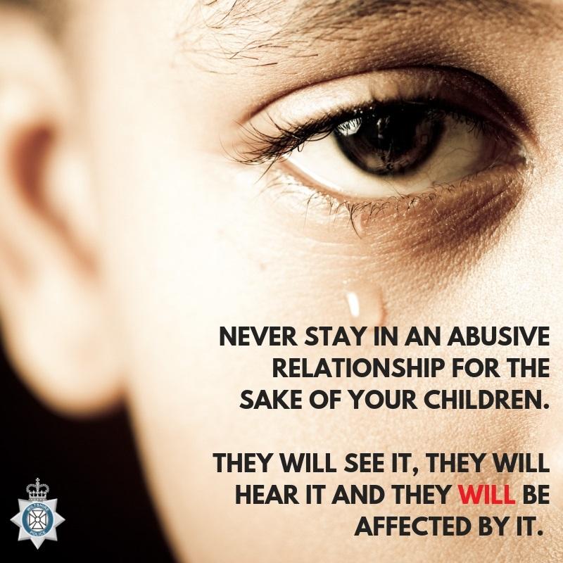 Domestic abuse can have a huge impact on children within a family. Often victims think the best solution is to remain in an abusive relationship for the sake of the children involved. For more infoo and how you can get help, visit - goo.gl/J6Cjym