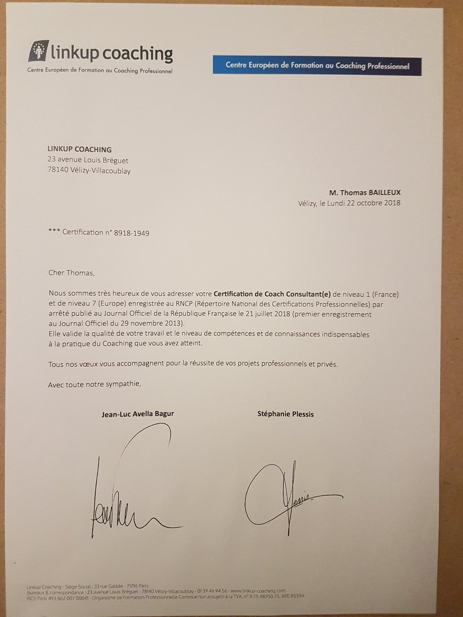 MagicGameHS's tweet image. Bonjour à tous ! Me voilà certifié en tant que Coach / Consultant en développement personnel et performance. Je suis donc maintenant à la recherche d'une équipe et de joueurs E-sport à accompagner dans leur travail de performance.
MP ouverts, RT grandement apprécié ! Merci !