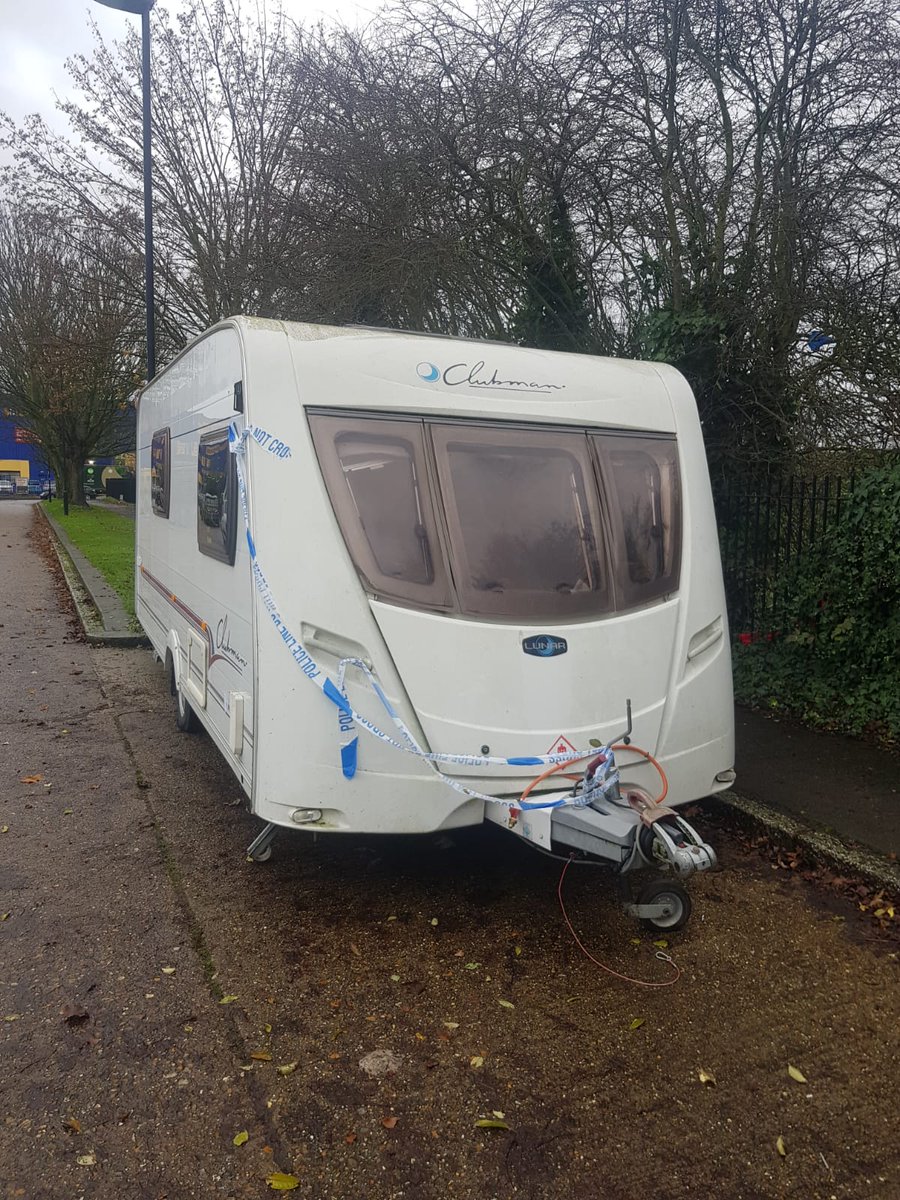 MPSJubilee's tweet image. Another stolen caravan recovered from travellers by Jubilee officers #vehicleCrime #autocrime