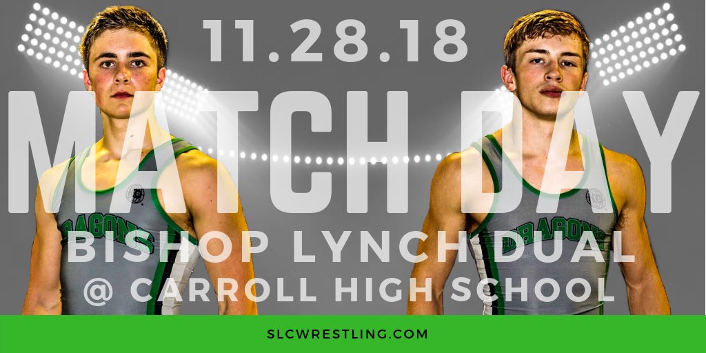 DragonWrestling's tweet photo. IT’S MATCH DAY! The guys home opener vs. @BLWrestling kicks off tonight @CarrollHigh with JV 6pm > Youth matches > Varsity 7pm! @DYWrestling gets in FREE and VIP matside seating! #DragonYouthWrestlingNight https://t.co/IR3q67Az7X