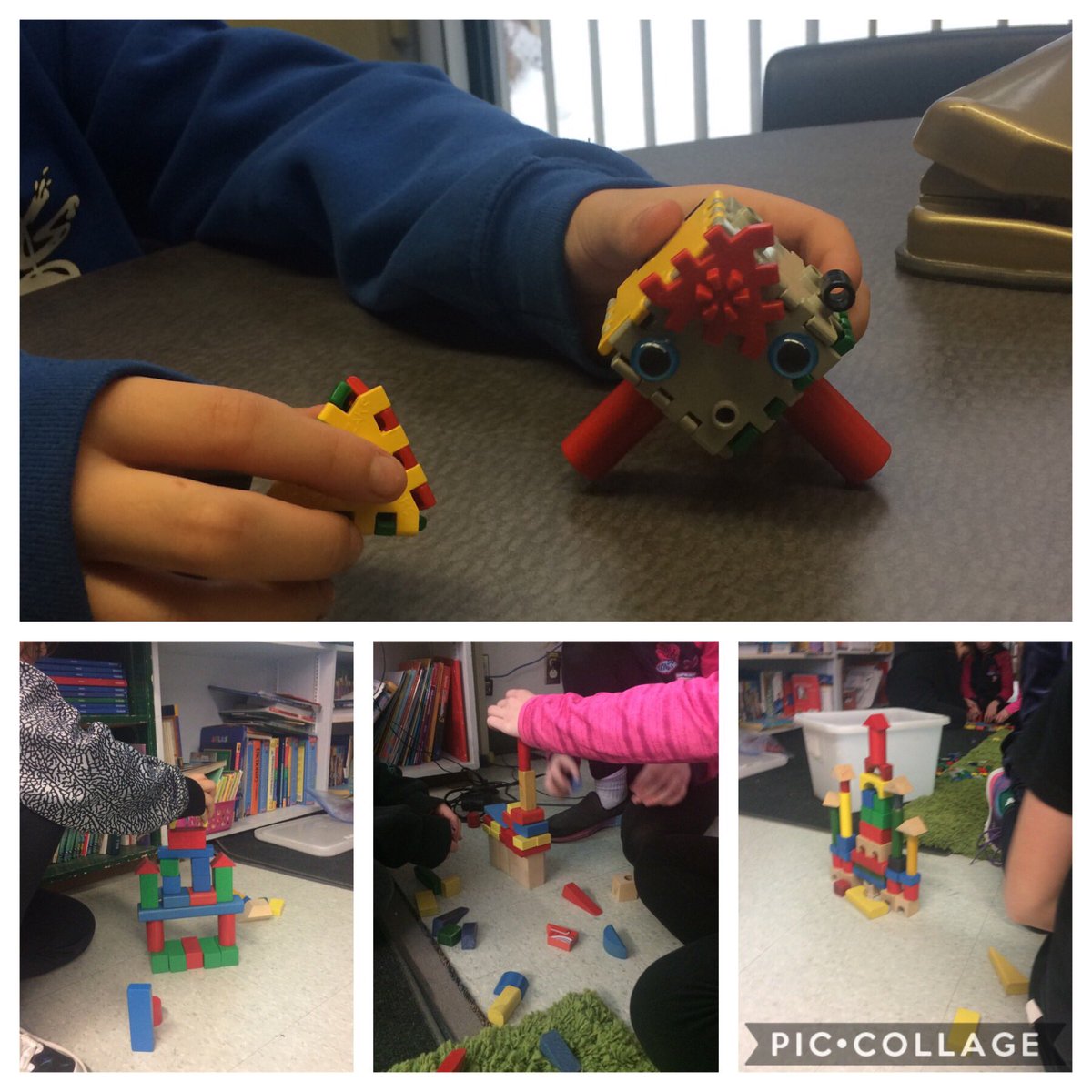 Building blocks and team players #teamwork#schoolisfun