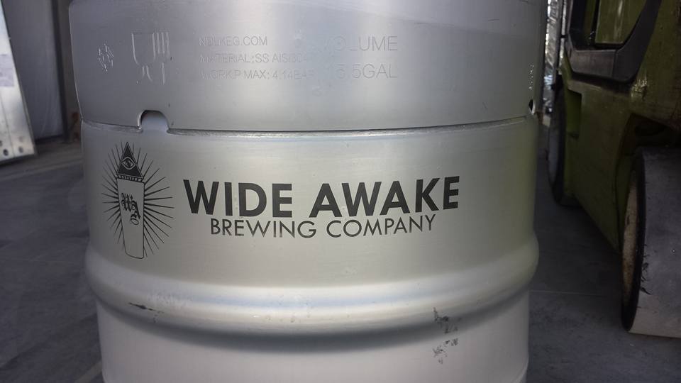 WideAwakeBrew's tweet photo. These are what our kegs look like. That logo sure looks amazing. https://t.co/mW0VWEEuoR
