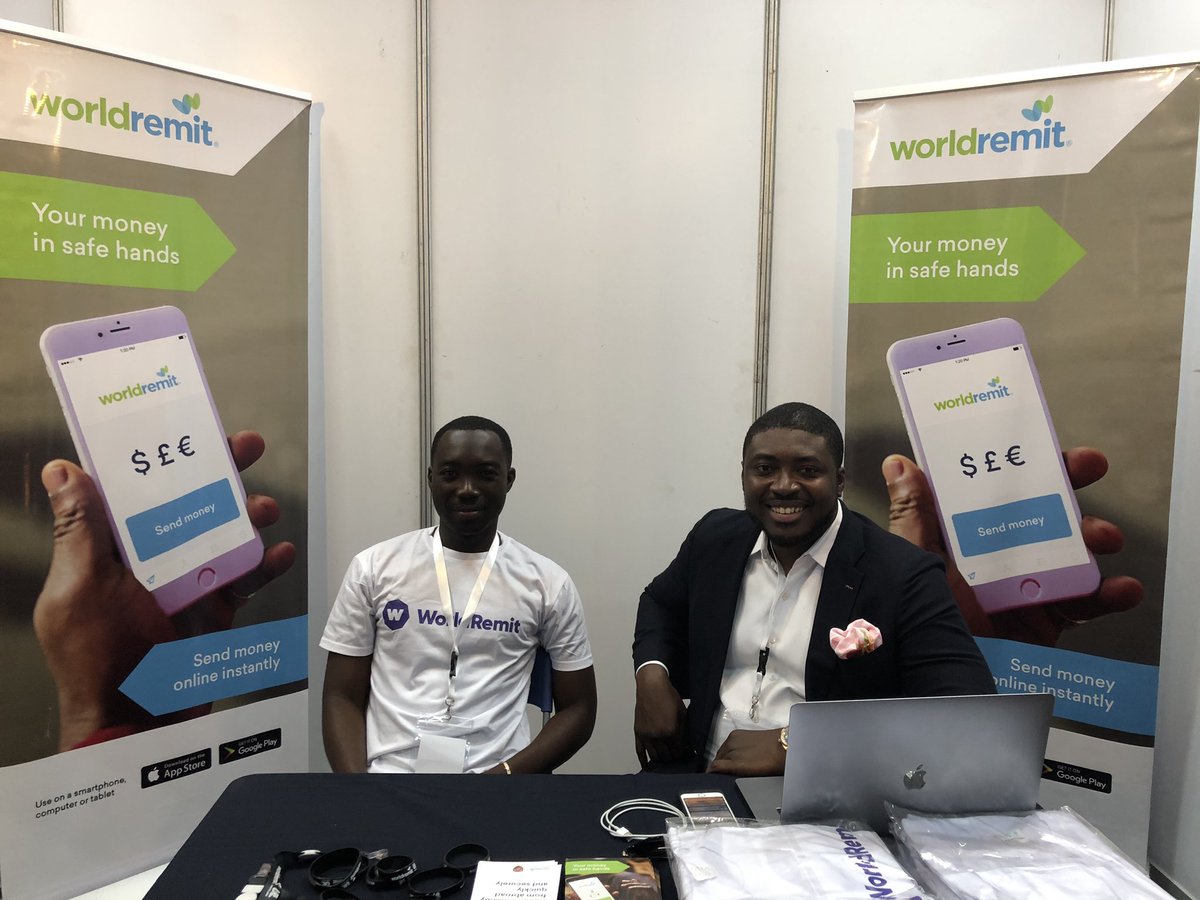 BrandArchitect1's tweet image. We are back at our @WorldRemit stand for Day 2 of @TechInGhana. #WorldRemit #TechInGh18