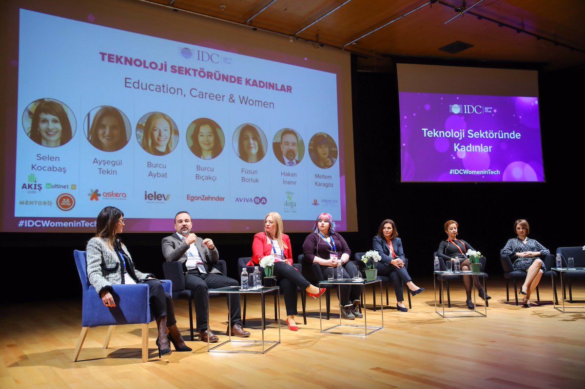 hakaninanir's tweet photo. Bugün @IDC_Turkiye tarafından düzenlenen Women in Technology #IDCWomeninTech Konferansında, özel eğitim sektörünün lideri  @DogaOkullari olarak kızlarımızın teknoloji eğitimi için yaptıklarımızdan, #dogatech ve #dogascitech den, geleceğimizin teminatı çocuklarımızdan konuştuk https://t.co/HdcUPBOgO3