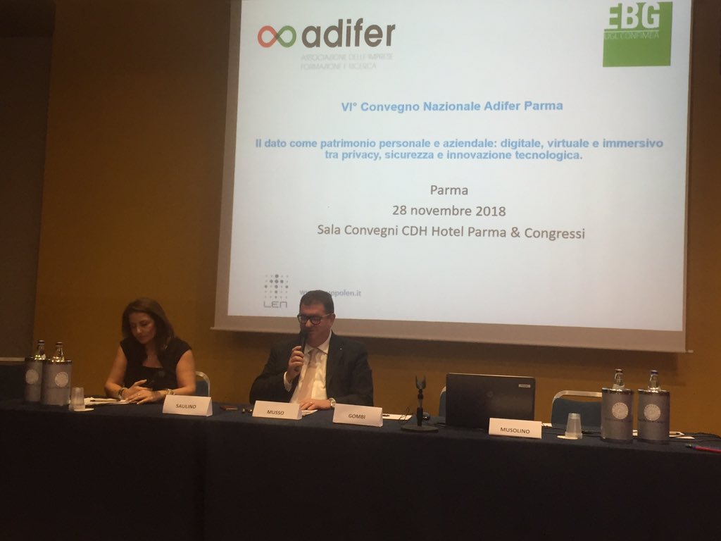 VI* Convegno Nazionale Adifer Parma: i saluti iniziali #AdiferParma #ConsulentiLavoroPR <a href="/MarcoDalcielo/">Marco Dalcielo</a> <a href="/marilefailla/">marilena</a>