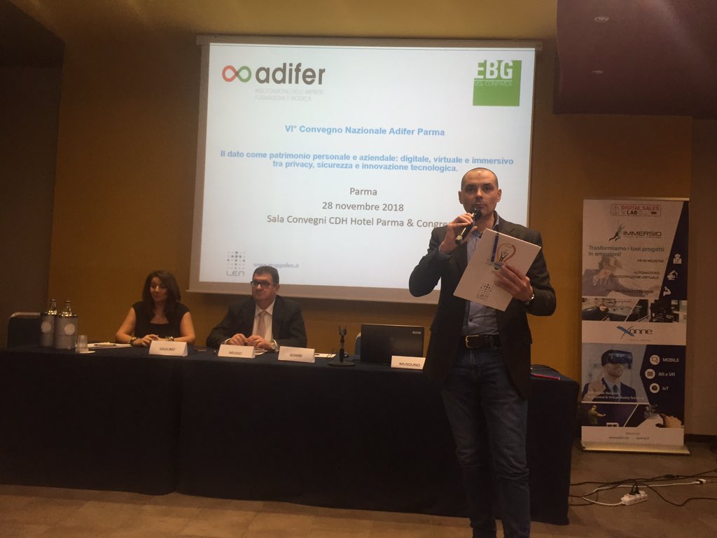 LENFormazione's tweet photo. VI* Convegno Nazionale Adifer Parma: i saluti iniziali #AdiferParma #ConsulentiLavoroPR @MarcoDalcielo @marilefailla https://t.co/oHKkqyB88F