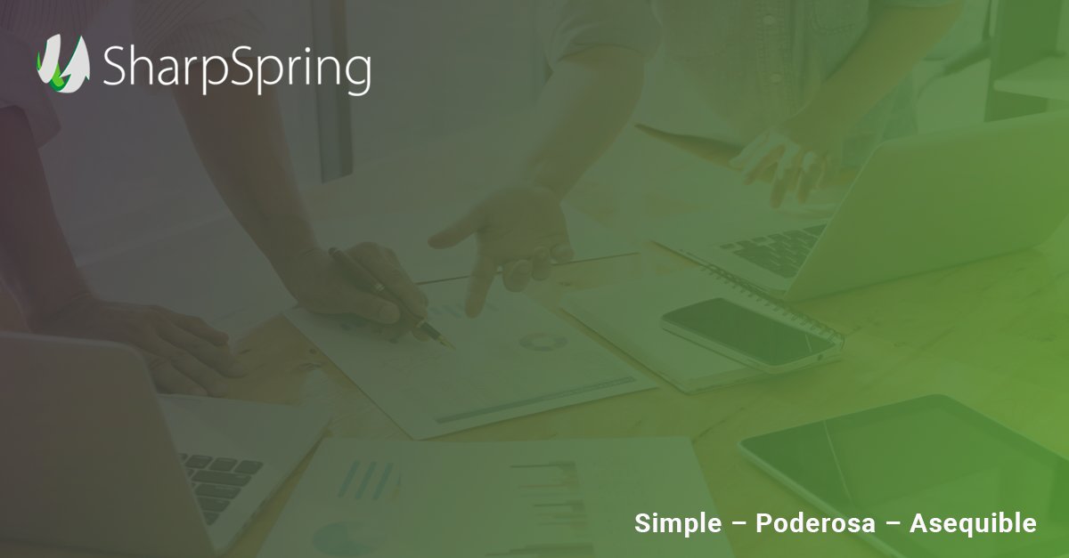 Únete a más de 1.700 agencias de todo el mundo ya han descubierto que SharpSpring es la mejor opción para sus negocios y para sus clientes. 
bit.ly/2BhF4R7
