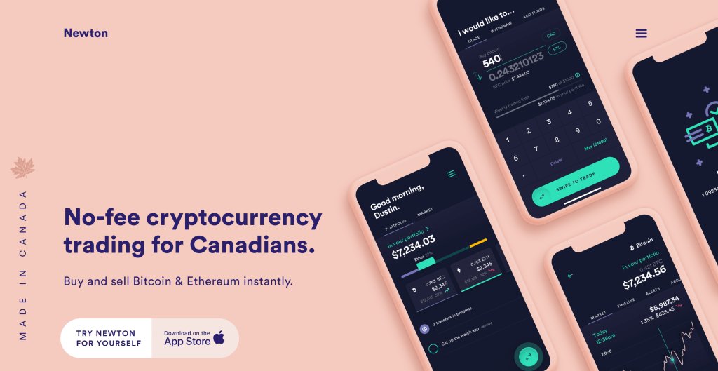 CoinIQNews's tweet photo. The new Newton app provides a quick, cheap and easy way to buy and sell cryptocurrency in Canada. https://t.co/NHt4TpNXVf https://t.co/C7mC24WTYp