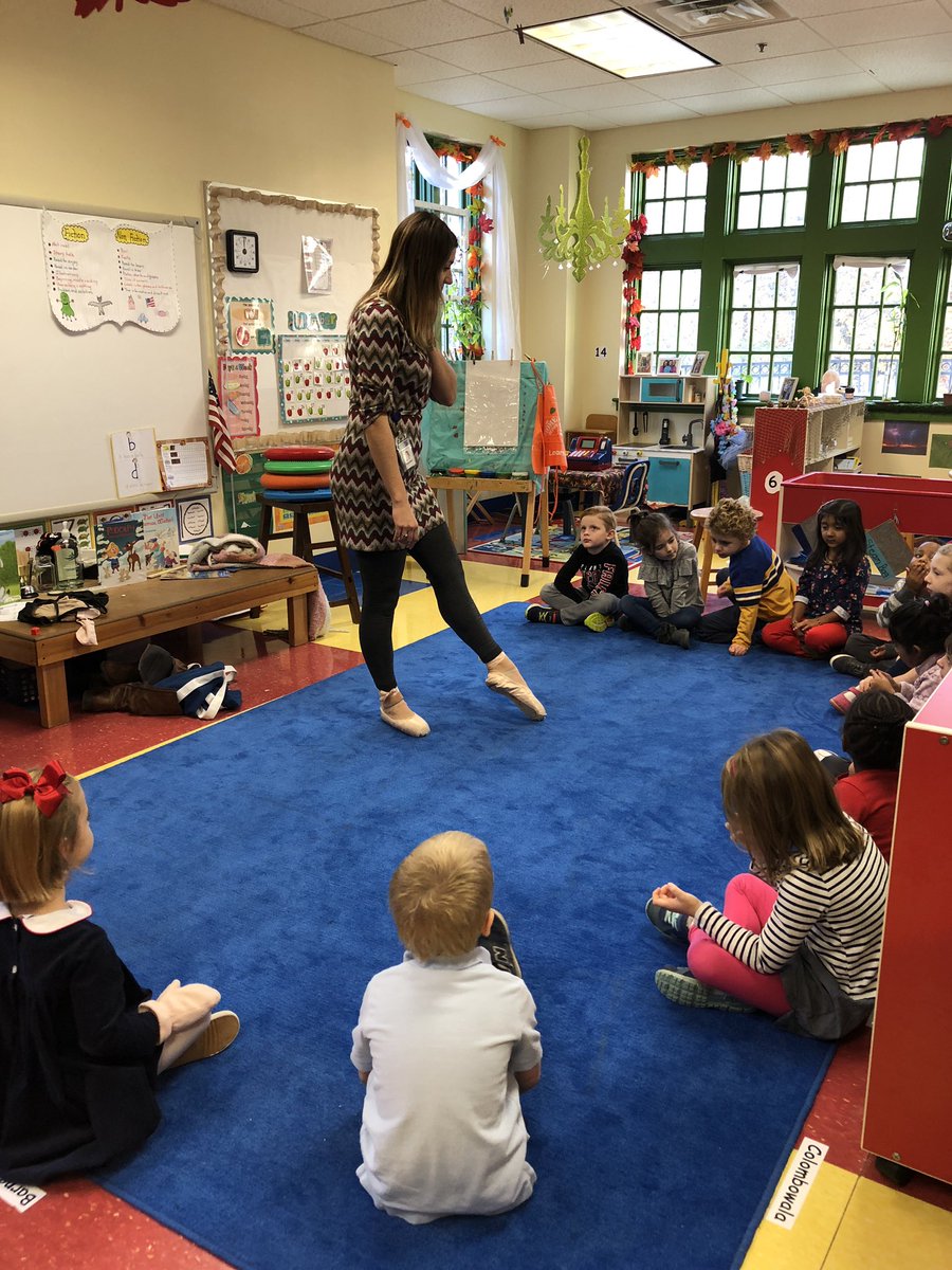 One of Trinity’s very own ballerinas came to visit and teach us about ballet before The Nutcracker performance on Friday! #TrinityLearns #TrinityTraditions