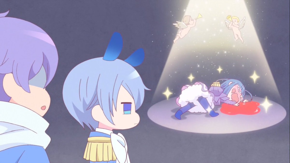 ট ইট র しっぽ ベルゼブブ嬢のお気に召すまま 7話 毎度ほっこりのアバンから 今回はお風呂回 しかし男風呂のシーンが長いとは モア女風呂 後半は二人のイチャラブトーク 知りたいけど知りたくない それがどうしてなのか自覚したとき ミュリンにどう