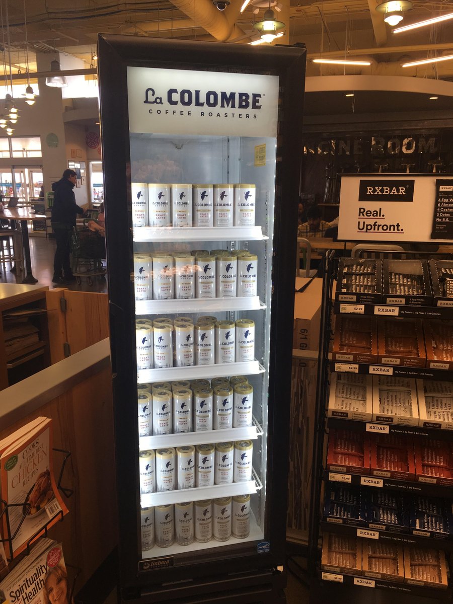 LaColombeCoffee's tweet photo. Check out this checkout aisle! #DraftsInStock at the Southloop Wholefoods in Chicago. https://t.co/CZ8AocsteP