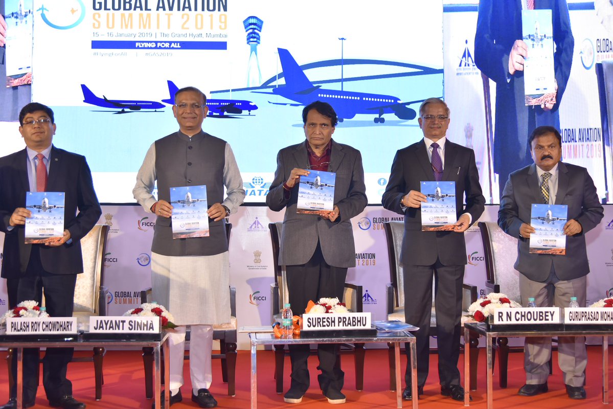 At the curtain raiser ceremony of the upcoming Global Aviation Summit. The Global Aviation Summit 2019 is the best opportunity for all stakeholders working in the Aviation sector to come and meet the top players in this field at one single place. #GAS2019