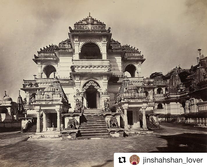 jainnewsviews's tweet photo. 149-year old picture of the Shatrunjay Mandir of Palitana!
Photograph taken in 1869
#jainism #palitana #shatrunjay #shikharji #adeshwar #rishabhdev #vimalnathdada https://t.co/FU2yGsLJFR