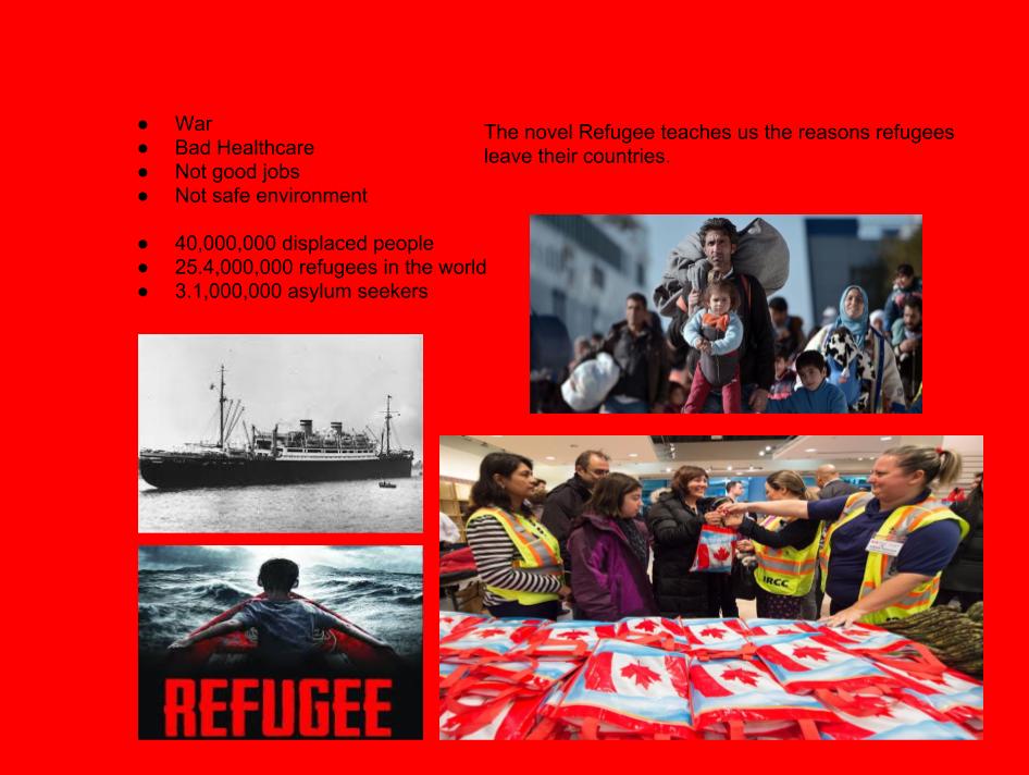 mrgcoachteacher's tweet photo. #ENG4E3E Students @JeanVanierCHS share their Infographic charts inspired by @AlanGratz 's refugee, using stats found at UNHCR website @Refugees #GRARefugee #RefugeeHS https://t.co/TfY90KgVS3