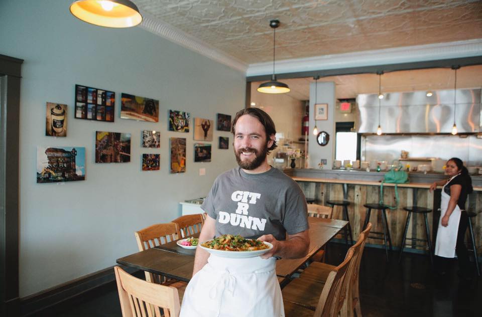 TheDishRIM's tweet photo. Congratulations to Warren chef Eli Dunn of #ElisKitchen for winning @FoodNetwork's #Chopped last night! https://t.co/1Oqlzw9v1x
