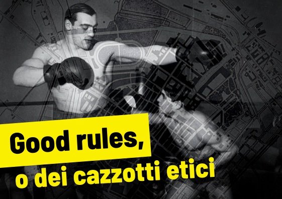 Unbeldisaremo's tweet photo. LA CITTA' CHE C'ERA DOMANI... UN QUARTIERE DI STORIE
2 dicembre // ore 16 e ore 18 // Ghirlandina Boxe Modena (via Pio Donati 120)
GOOD RULES, O DEI CAZZOTTI ETICI
Con Diana Manea, Eugenio Papalia e gli atleti della Ghirlandina Boxe Modena https://t.co/MnJCmgQUCZ