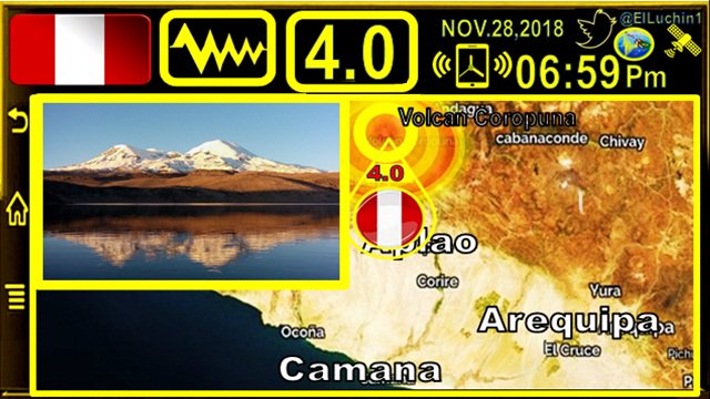 elluchin1's tweet image. 🇵🇪➡#Temblor 4.0⚡ ⏱06:59 Am H/Peru 🇵🇪
🔶#Coropuna Complejo Volcanico
 a 16 Km al NorOeste de #Viraco
#Castilla #Salamanca
Departamento de #Arequipa
#Peru🇵🇪 
#Sismo #FelizMiercoles
#LoMejorDeChespirito
#ChilePeru
Yeni Vilcatoma