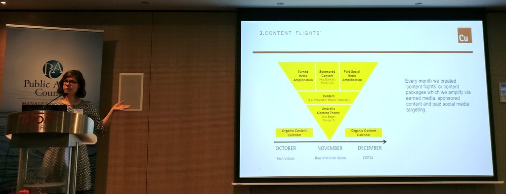 PaulinskaLucas's tweet photo. Very inspiring presentation from @JulesinBxl @ThinkCopperEU on how the association followed an evidence-based approach to rethink its digital communication and reputation management
#copper #ThoughtLeadership #eudas2018 https://t.co/IztE6JF44a