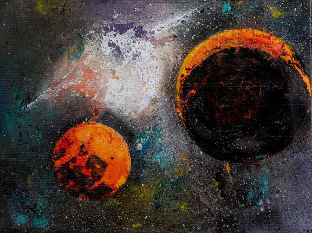 RuralEnt81's tweet photo. 2/ These 3 paintings by #AidenLee will be featured in an Art meets Augmented reality project that will launch in early 2019. It will include an online gallery and IRL exhibit. I call this ARt (Augmented Reality Art or ARt for short). Portion of sales will go to @ProjectAutismCA https://t.co/oFPPx8NabR