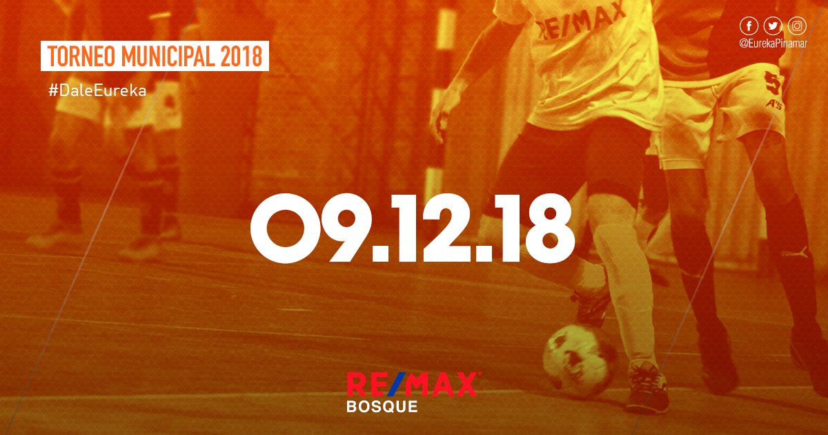Se vienen las Finales del Futsal Municipal 2018
09.12.18 | Futsal Femenino | Copa de Plata | Copa de Oro
Eureka F5 vs. El Modelo FC | 21.00 Hs | Polideportivo Municipal
#DaleEureka #EurekaPinamar #EkF5 #Futsal #TorneoMunicipal #CopaDeOro
