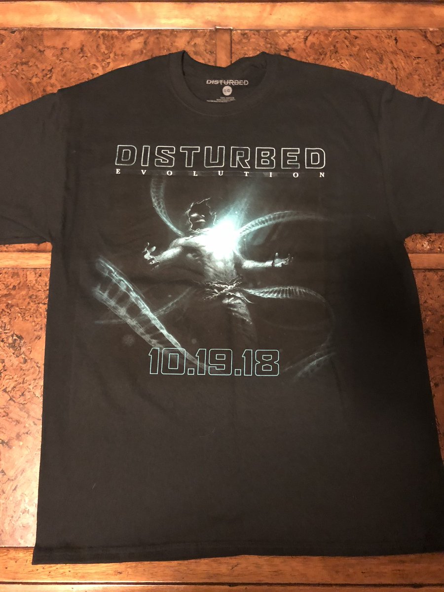 disturbed evolution tour shirt