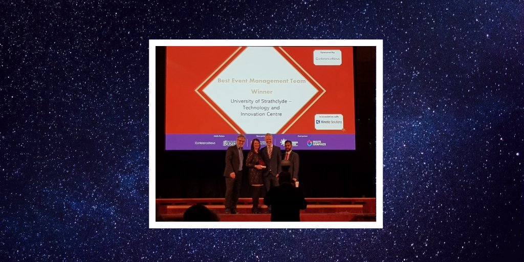 KxSolutions's tweet photo. Congratulations to The Technology and Innovation Centre at @UniStrathclyde for winning 'Best Event Management Team' at the Academic Venue Awards! π #AVA2018 #ConnectWithKx #Eventprofs @academicvenues #weareacademicvenues https://t.co/2gPK9PHPXE