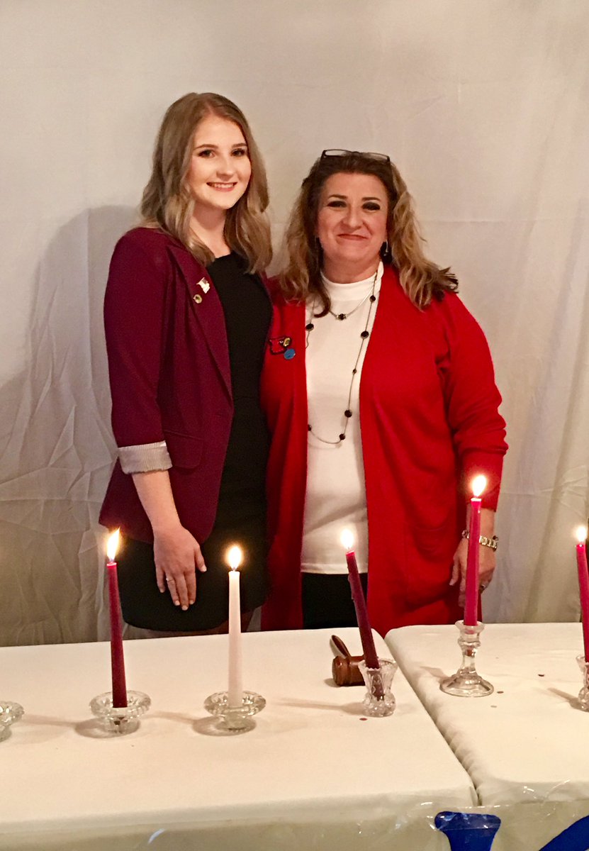 JAGkentucky's tweet photo. Sheldon Clark JAG KY I held their annual Career Association Officer Initiation and Installation at Miss Ida’s Tea Room in downtown Inez. President Autumn Mills and the team of officers had an amazing day filled with smiles and celebration! #SheldonClark #IandI https://t.co/8sHV2ZcE3C