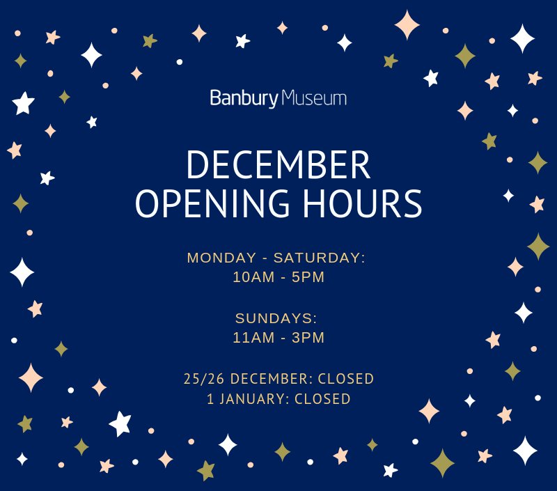 BanburyMuseum's tweet photo. Its official - our doors are open! Come and see what we have created at Banbury Museum - our new Pop Art in Print exhibition inside the incredible new PYE Gallery, open every day throughout December. https://t.co/uHHFDHk1oF