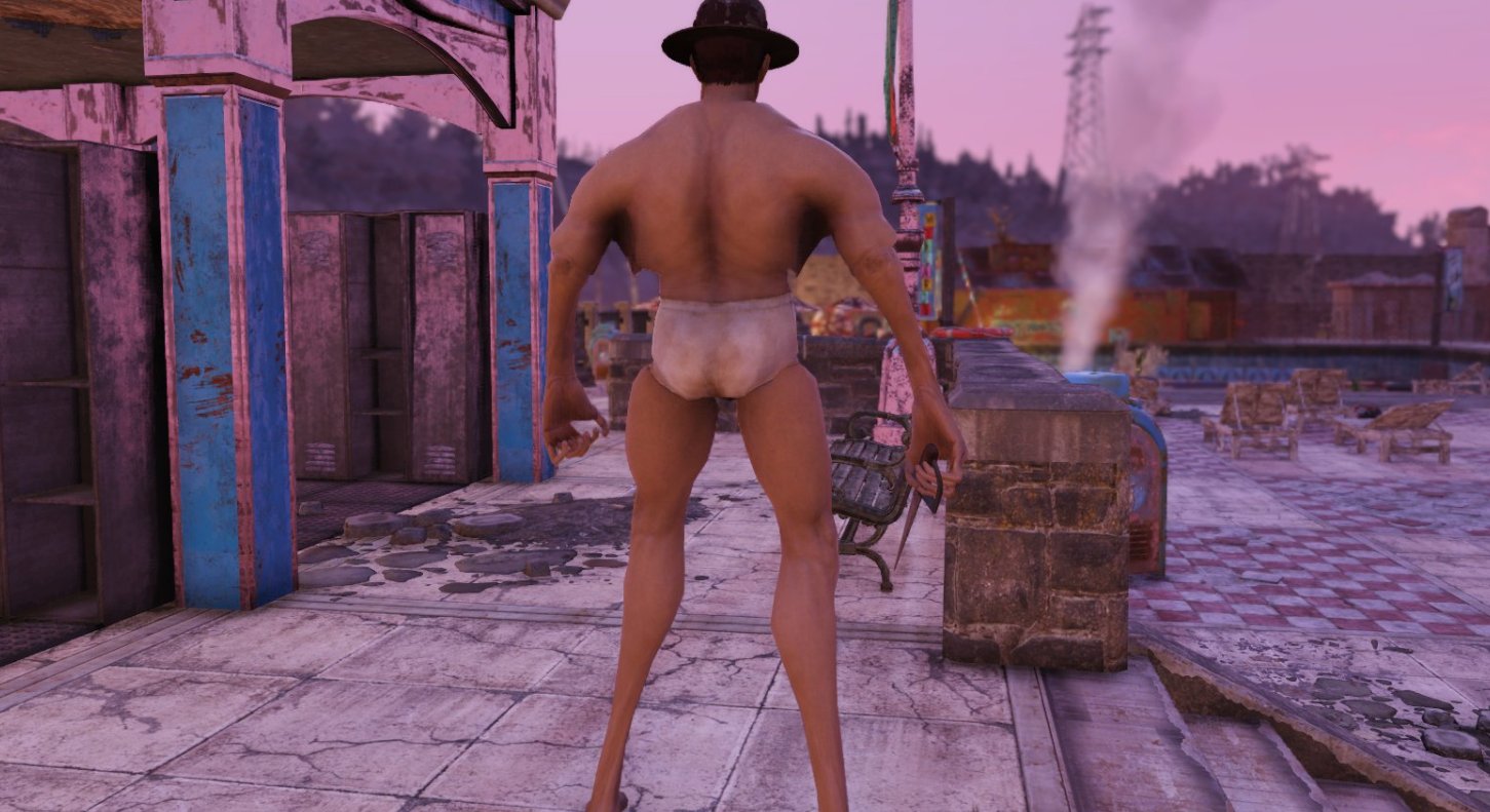 “This 'Fallout 76' Bug Pretty Much Makes You A Giant, Naked Monster: https://t.co...