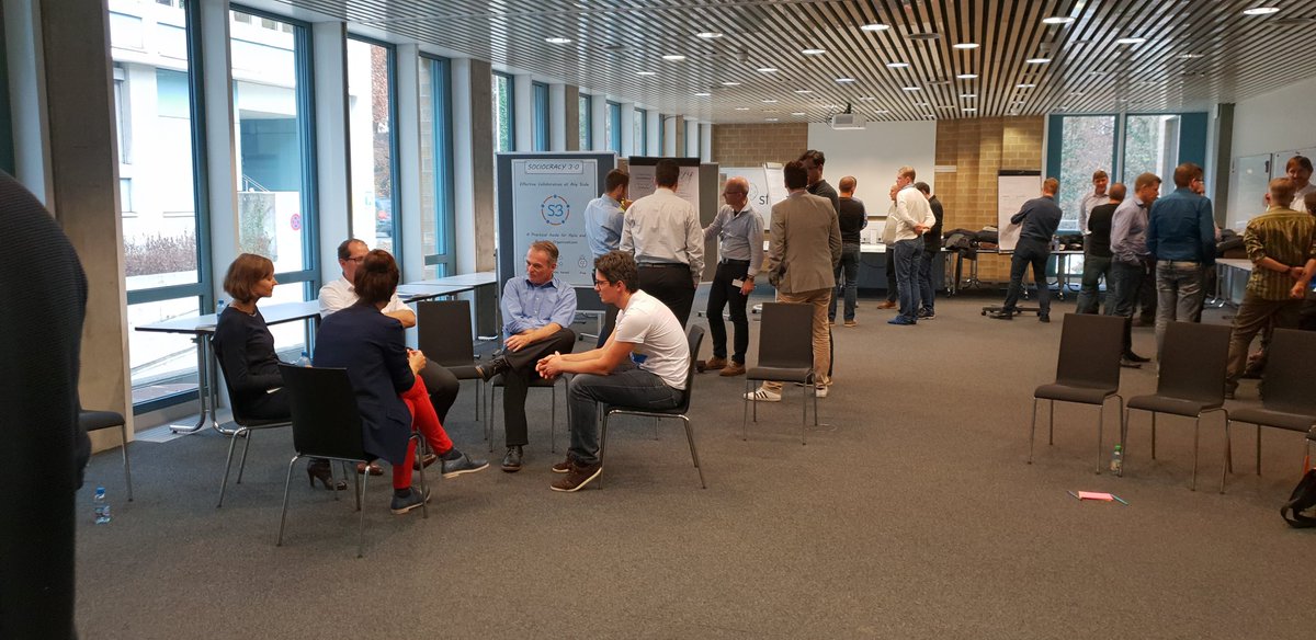 Group work on #sociocracy principles at #GPGch with <a href="/sfera/">Sfera. Gute Arbeit!</a>.
Many learnings and interactions.
Don't be shy. Go experiment as soon as it is safe enough to try.